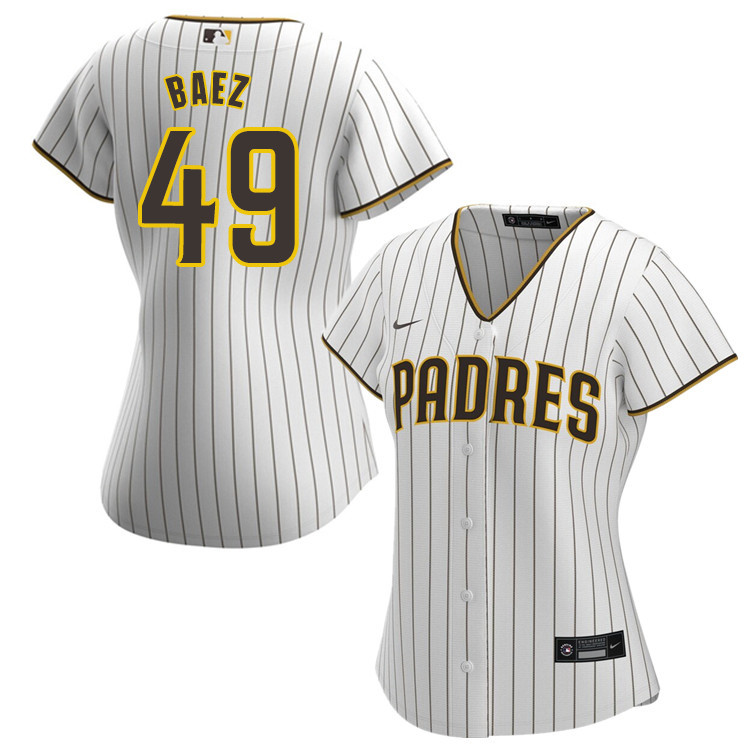 Nike Women #49 Michel Baez San Diego Padres Baseball Jersey Sale-White